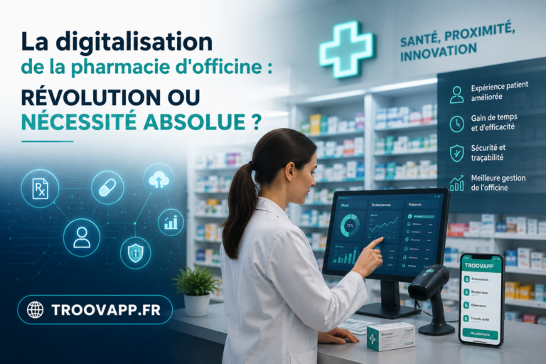Digitalisation nécessaire en officine