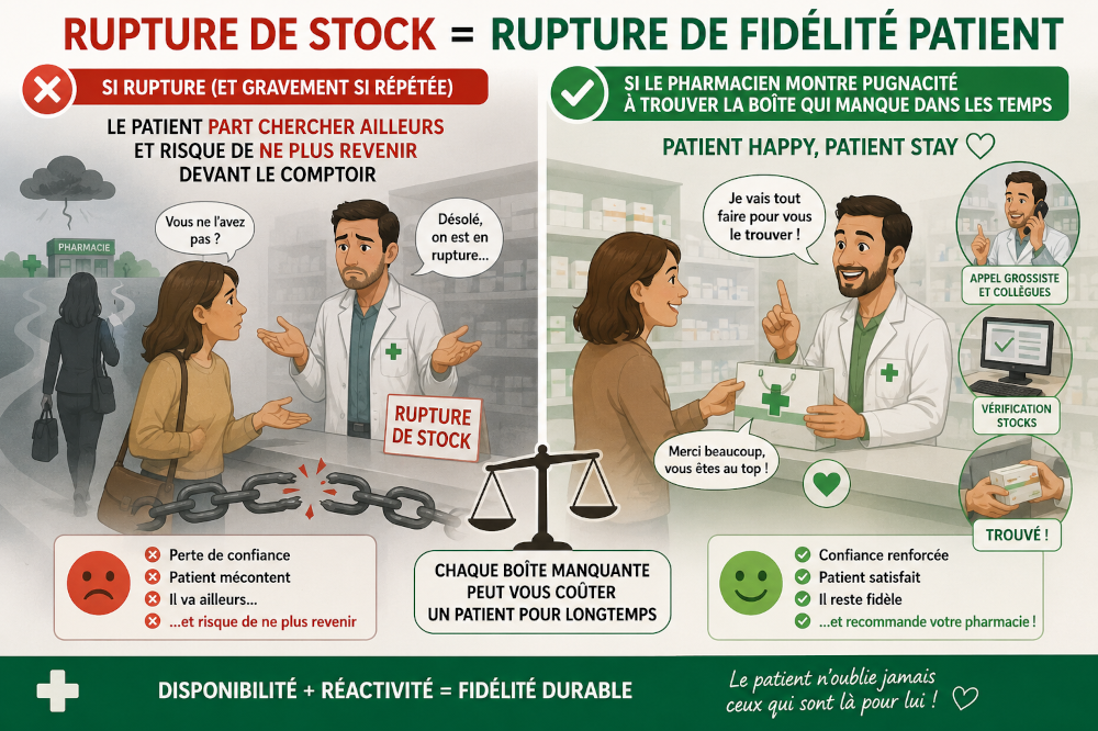 Rupture de stock = rupture de fidélité