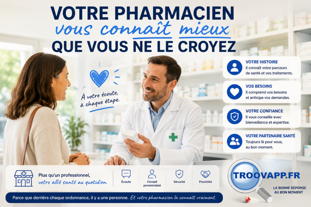 Votre pharmacien vous connaît mieux que vous ne le croyez