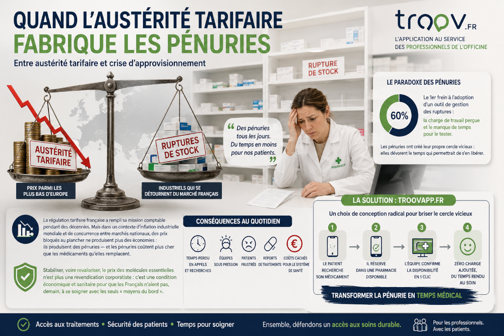 Quand l'austérité tarifaire fabrique les pénuries - TROOVAPP.FR